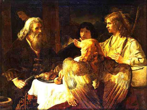  Abraham and the three Angels (mk33)